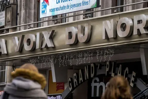 Le directeur de la rédaction de la Voix du Nord s'en va. AFP