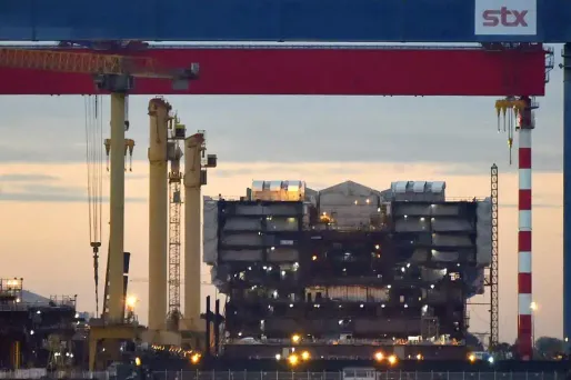 STX France, Saint-Nazaire crédit : LOIC VENANCE / AFP - 1280