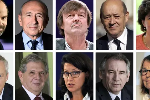 Au total, le gouvernement d'Édouard Philippe compte 22 membres, dont seize ministres, deux ministres délégués et quatre secrétaires d'État.