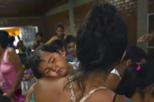 bébé, Venezuela crédit : LUIS ACOSTA / AFP - 1280