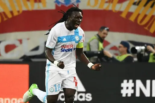Gomis a ouvert le score de l'OM à la 21' dimanche soir face à Nice.