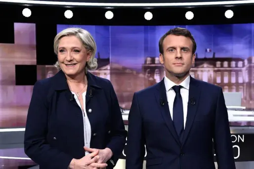 Pour les spécialistes d'Europe 1, le débat entre les deux candidats a été "très violent" et "brouillon". AFP