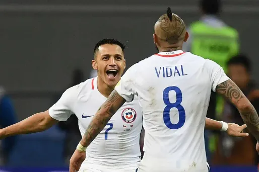 Le Chili d'Alexis Sanchez et d'Arturo Vidal disputera la finale de la Coupe des Confédérations.