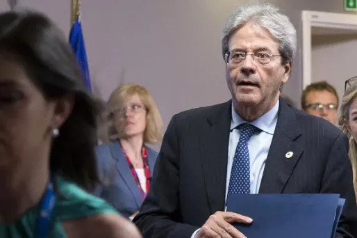 Le Premier ministre italien, Paolo Gentiloni Italie