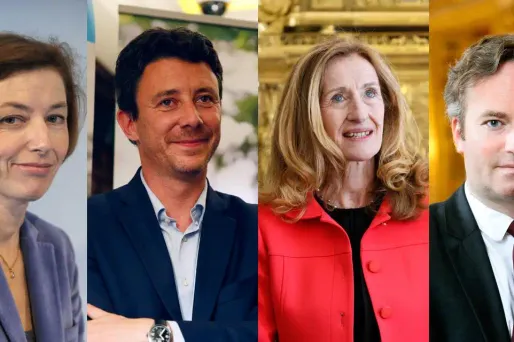 Florence Parly, Benjamin Griveaux, Nicole Belloubet, Jean-Baptiste Lemoyne