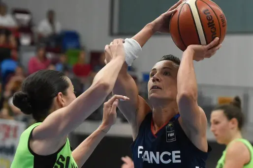 Céline Dumerc et les Françaises ont eu peur, vendredi soir en ouverture de l'Euro.