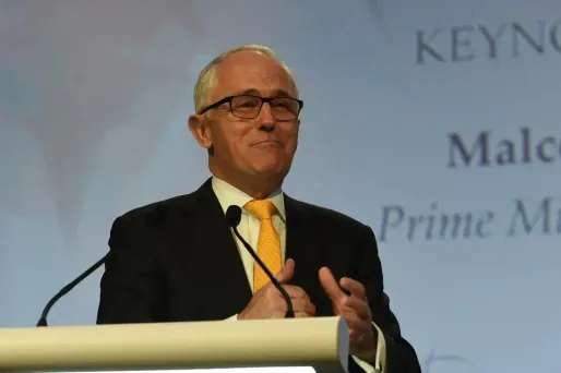 Malcolm Turnbull a imité les tics de langage du président américain en évoquant une conversation où il est notamment question de l'affaire russe.