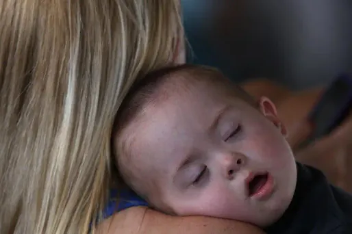 Un bébé américain dort (Photo d'illustration)