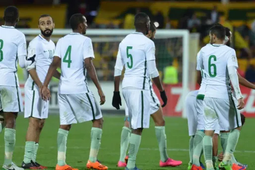 équipe d'arabie saoudite crédit :BRENTON EDWARDS / AFP - 1280