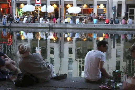 canal Saint-Martin crédit : LUDOVIC MARIN / AFP - 1280