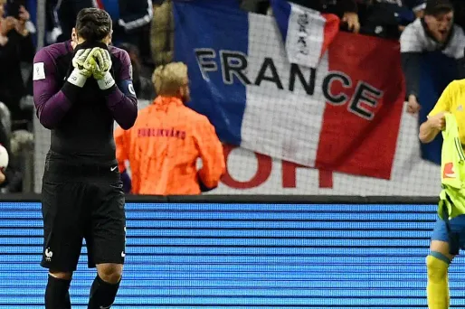 Auteur d'une mauvaise relance, le capitaine et gardien de l'équipe de France a commis une erreur, permettant à Toivonen d'offrir la victoire à la Suède à la 93e minute.