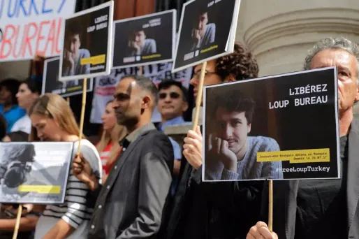 Nantes : rassemblement pour la libération de Loup Bureau