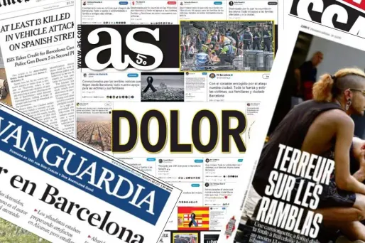 La presse espagnole et internationale a mis les attentats en Espagne à la une