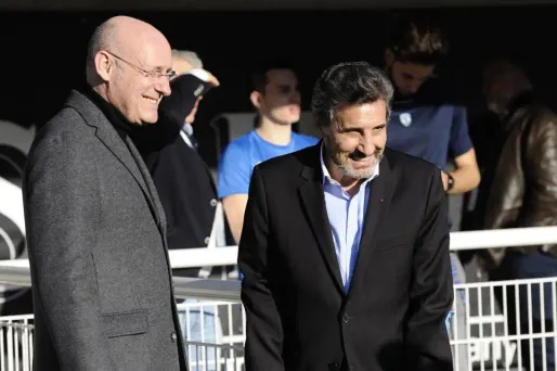 Bernard Laporte et Mohed Altrad, en février dernier.