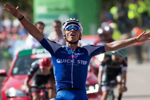La joie de Julian Alaphilippe.