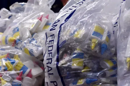 Les autorités ont découvert les logos de laboratoires appartenant à un groupe armé. (Photo d'illustration)