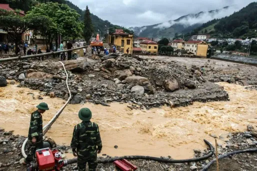 Les inondations dans le nord du Vietnam ont fait 26 morts.