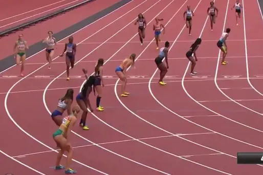 relais féminin demi-finale 4x400m crédit : capture d'écran France 2 - 1280