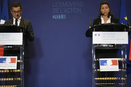 Gérald Darmanin et Agnès Buzyn