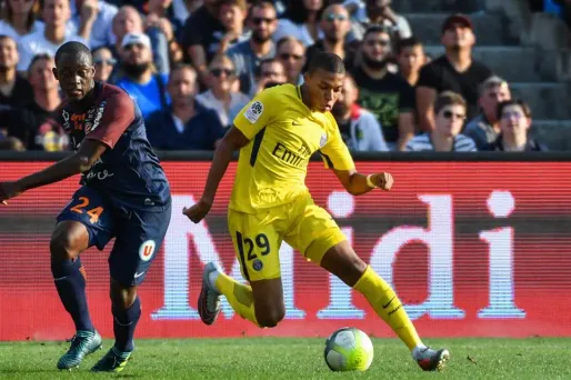 Kylian Mbappé PSG Ligue 1 PASCAL GUYOT / AFP 1280