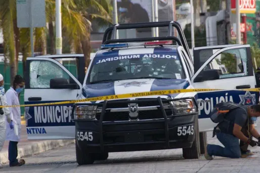 Mexique Police illustration 1280 STR / AFP