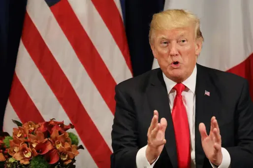 Donald Trump à New York, lundi 18 septembre.