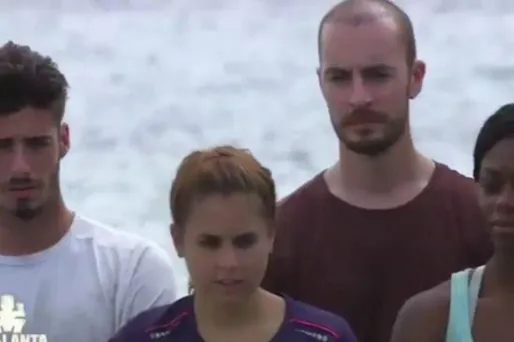 Les Jaunes lors de l'épreuve d'immunité, dans l'épisode diffusé vendredi soir.