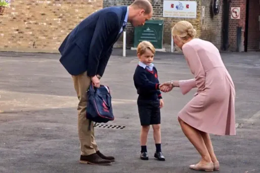 George a fait sa première rentrée scolaire le 7 septembre.