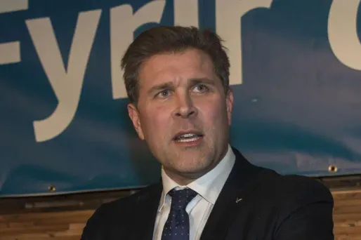 Bjarni Benediktsson, Halldor KOLBEINS / AFP 1280