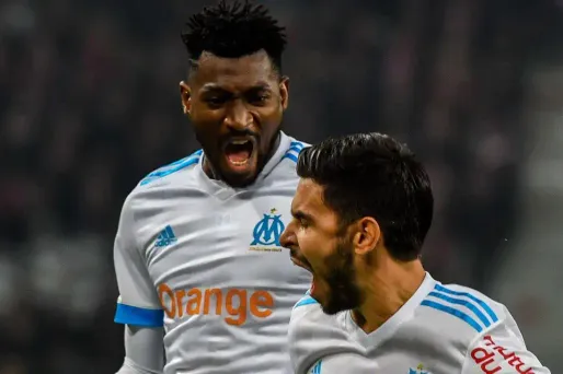 La joie de Morgan Sanson, le seul buteur de la rencontre.