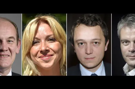 candidats présidence LR crédit : ERIC FEFERBERG, JOËL SAGET, LOÏC VENANCE, FRED TANNEAU / AFP - 1280