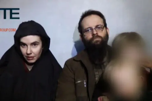 Caitlan Coleman, Joshua Boyle, crédit : AFP PHOTO / SITE INTELLIGENCE GROUP/ HO - 1280
