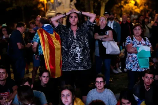 Les indépendantistes espagnols affichaient leur déception mardi soir.