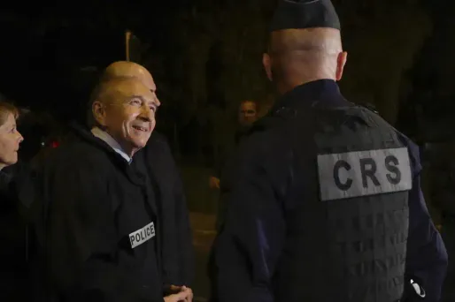 Gérard Collomb, Viury-Chatillon crédit : THOMAS SAMSON / AFP - 1280