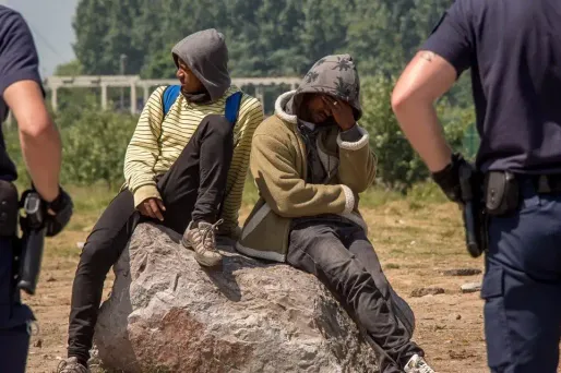 Neuf migrants ont été interpellés (illustration).