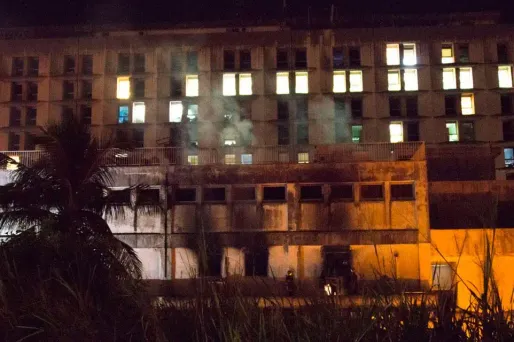 L'incendie s'était déclaré mardi vers 15H.