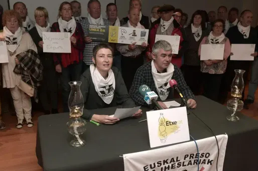 La plupart des 64 prisonniers de l'ETA ont demandé leur transfert vers des centres de détention proches du Pays Basque.