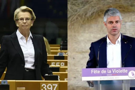 Michèle Alliot-Marie soutient Laurent Wauquiez en vue de l'élection pour la présidence du parti.