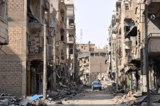 L'attentat a eu lieu lors d'un rassemblement de déplacés sur la rive orientale de l'Euphrate. Image d'illustration