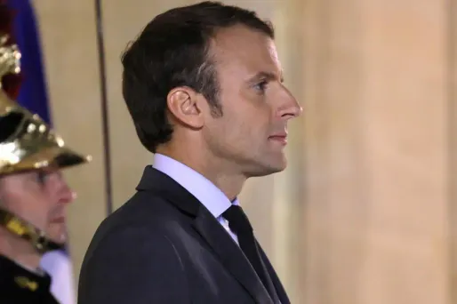 Emmanuel Macron crédit : LUDOVIC MARIN / AFP - 1280