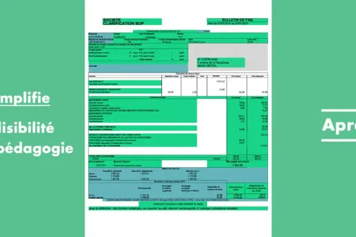 La nouvelle fiche de paie se veut plus lisible pour les salariés et les employeurs.