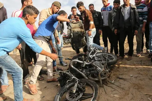 Gaza, frappe aérienne, MAHMUD HAMS / AFP 1280