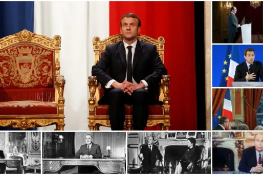 Pour la première fois, les vœux présidentiels pourraient être prononcés en dehors de l'Elysée.