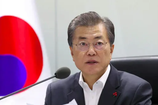 Moon Jae-In, Corée du Sud crédit : YONHAP / AFP - 1280