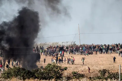 Les deux Palestiniens ont été mortellement touché par des tirs de l'armée israélienne lors de manifestations le long de la frontière entre Israël et la bande de Gaza, vendredi.