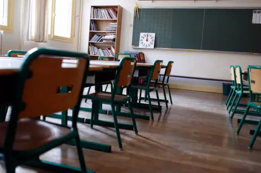 L'enseignant était seul dans sa classe entre deux cours lorsqu'il a tenté de mettre fin à ses jours (photo d'illustration).