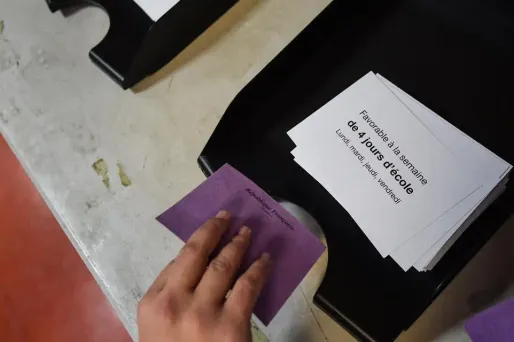 Les habitants avaient le choix entre trois options.