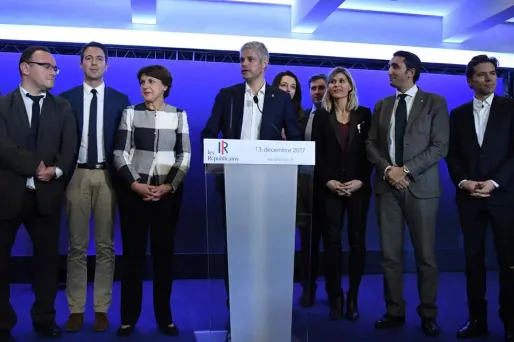 LR est désormais dirigé "avec une équipe jeune, 43 ans de moyenne d'âge, de nouveaux visages", selon Wauquiez.