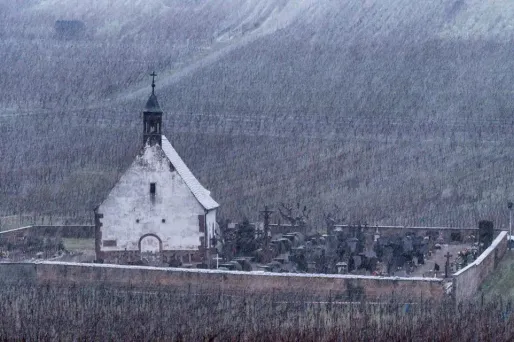 neige, bas-rhin, crédit : PATRICK HERTZOG / AFP - 1280