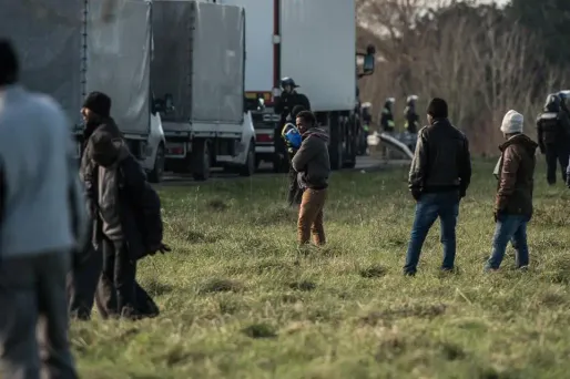 Migrants à Calais Philippe HUGUEN/AFP